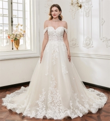 WT4843 Luxury illusion sparkle beaded sweetheart ball gown