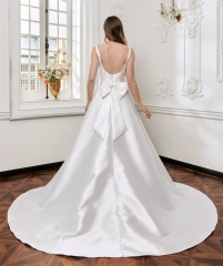 WT4851 New Straps Mikado Ball Gown