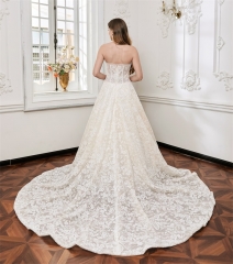 WT4745 2026 new Luxury gliter fulle lace ball gown