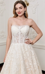 WT4745 2026 new Luxury gliter fulle lace ball gown