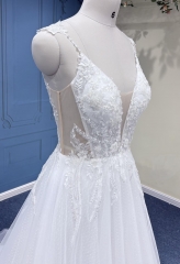 WT4694 New elegant Light Tulle Aline