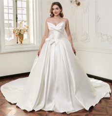 WT4884 Luxury Mikado Ball gown